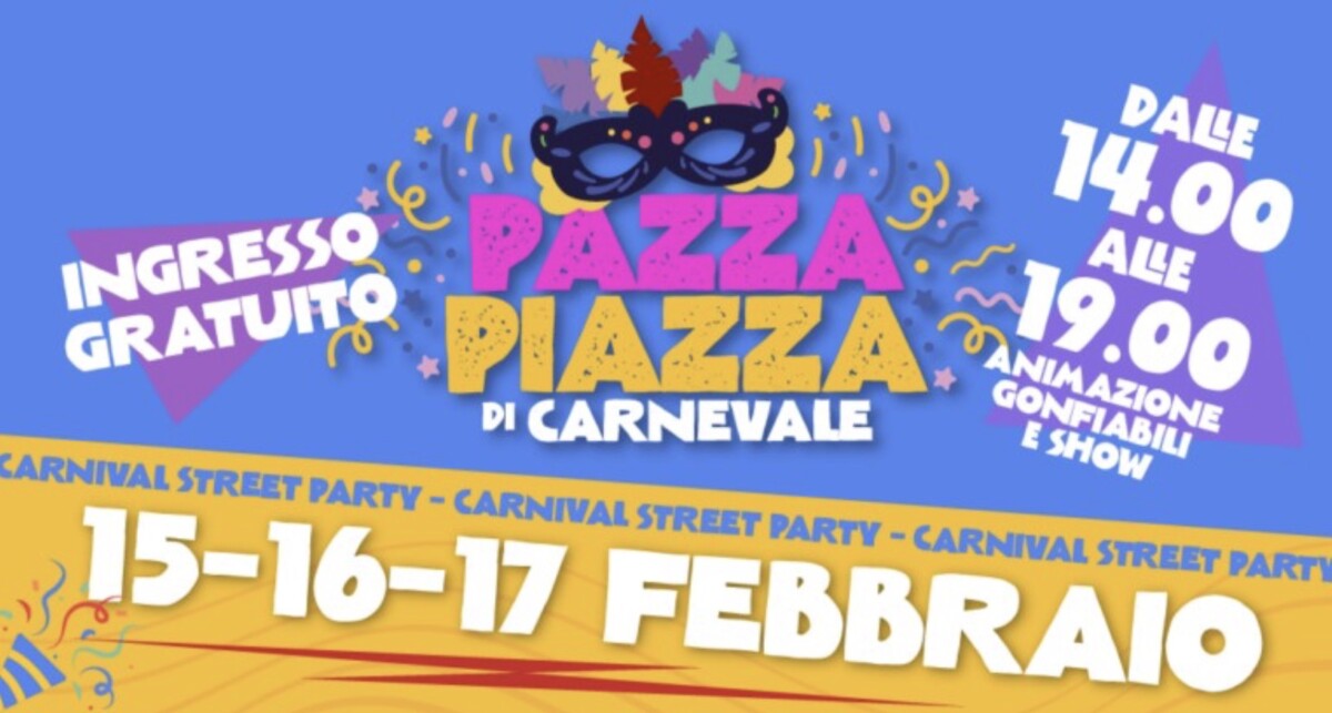“Pazza piazza di Carnevale”: tre giorni di festa al Piazzale degli Alpini