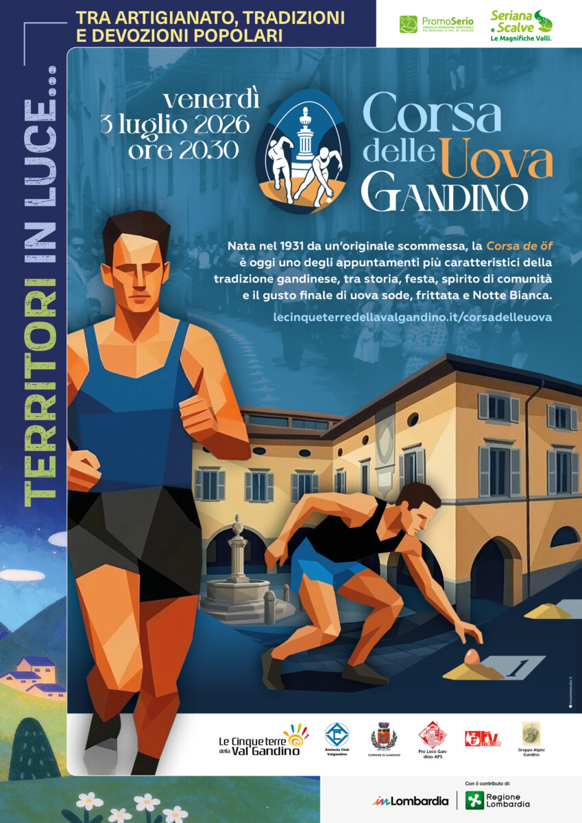 Venerdì 3 luglio torna la Corsa delle Uova a Gandino, per la sfida infinita anche libro e sito web